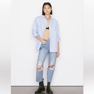 FRAME “Le Original” Distressed Jeans in Sunkissed Wash, Size 29